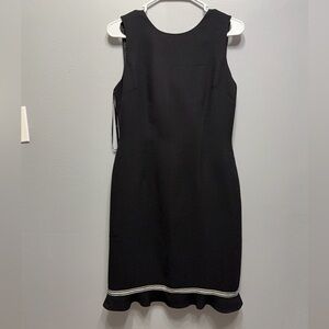David Warren Petites Black Sleeveless Dress with back Zipper